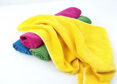پارچه 280 گرمی 50*70 سانتی متری OEM بدون پرز، پارچه میکروفیبر جاذب نرم، حوله ظرف شویی میکروفیبر